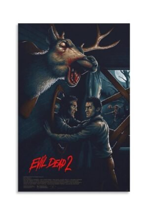 Posters Evil Dead 2 Horror Movie Posters Canvas Art Poster And Wall Art Picture Print Modern Family Bedroom Decor Posters 20x30inch(50x75cm)