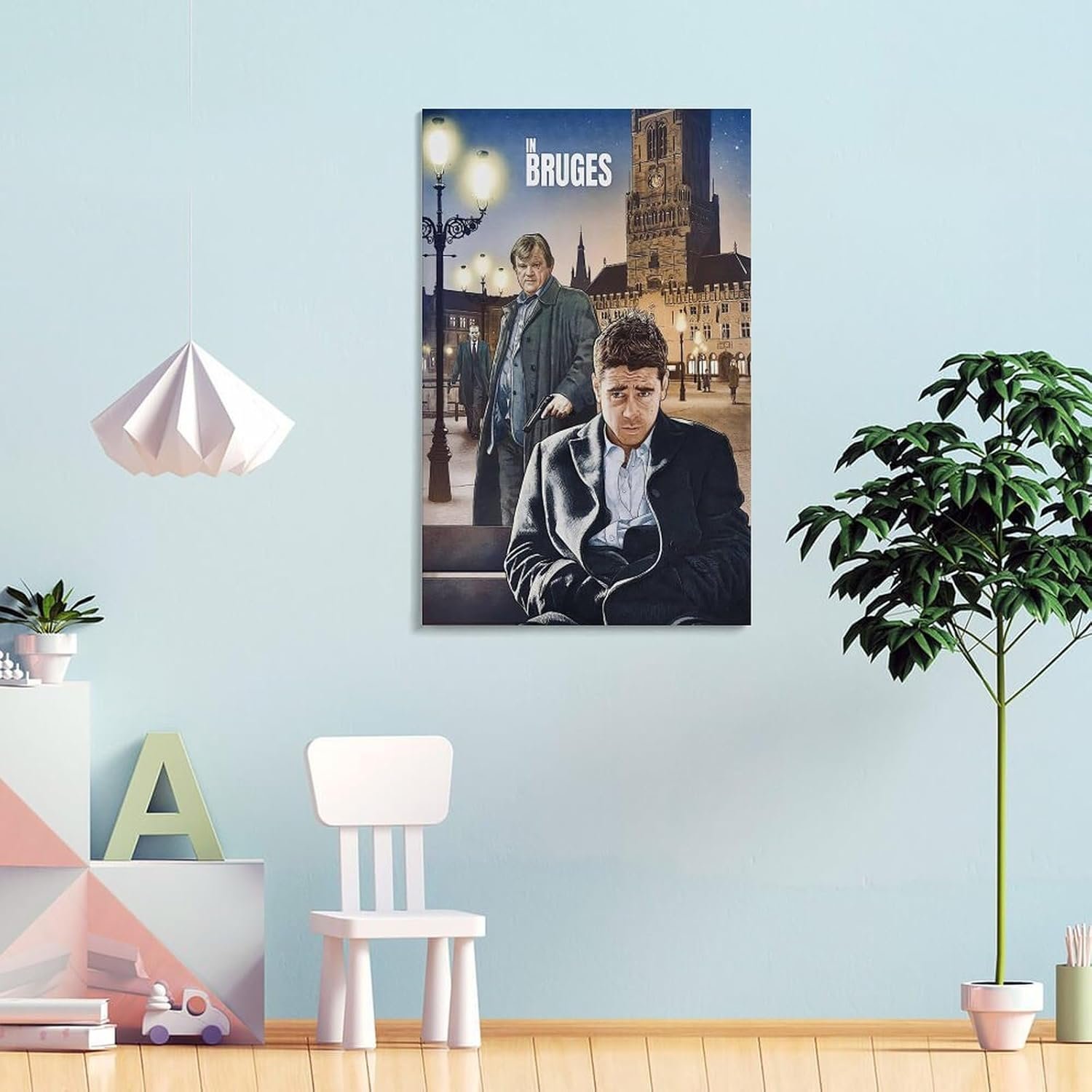 Posters for Room Aesthetic In Bruges Movie Posters Custom Poster Prints Poster Decorative Painting Canvas Wall Art Living Room Posters Bedroom Painting 16x24inch(40x60cm)