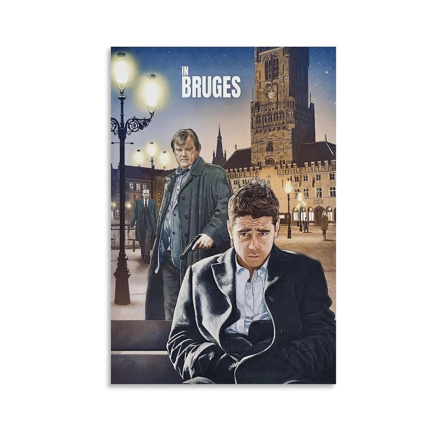 Posters for Room Aesthetic In Bruges Movie Posters Custom Poster Prints Poster Decorative Painting Canvas Wall Art Living Room Posters Bedroom Painting 16x24inch(40x60cm)