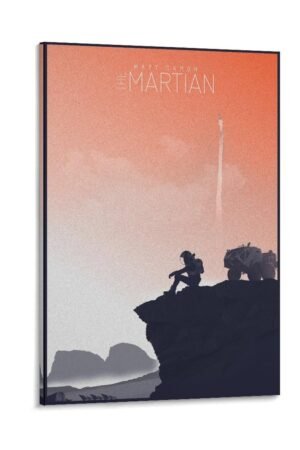 Posters for Room Aesthetic The Martian Movie Poster Home Office Decor Poster Decorative Painting Canvas Wall Art Living Room Posters Bedroom Painting 16x24inch(40x60cm)