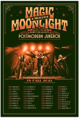Postmodern Jukebox Magic Moonlight Tour Poster Fall October 2025 Concert Art