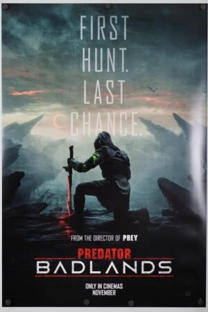 PREDATOR BADLANDS MOVIE POSTER 2 Sided ORIGINAL INTL Advance 27x40-2025