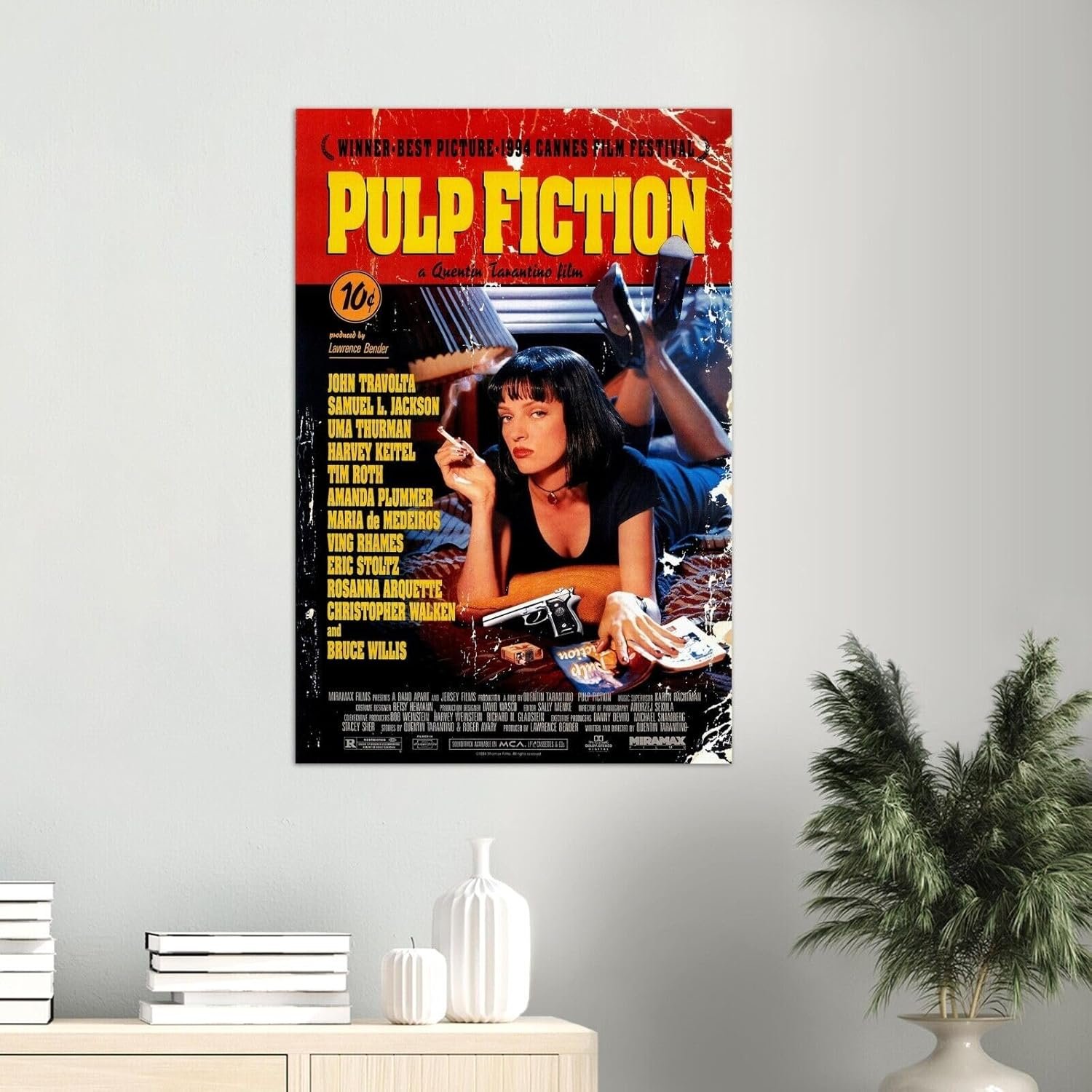 Pulp Fiction Movie Poster - Quentin Tarantino - Original US Version-12 x 18 Inches