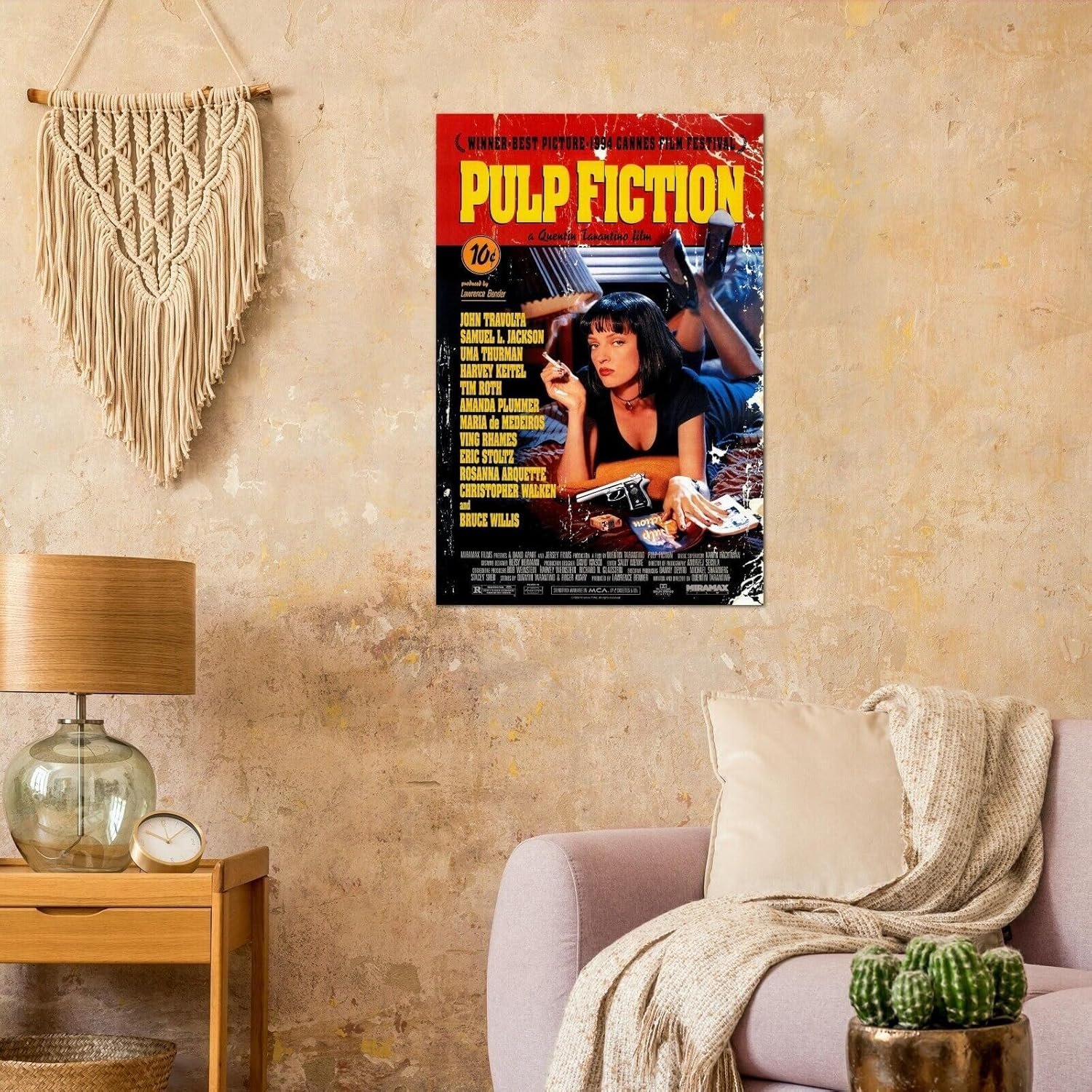 Pulp Fiction Movie Poster - Quentin Tarantino - Original US Version-12 x 18 Inches