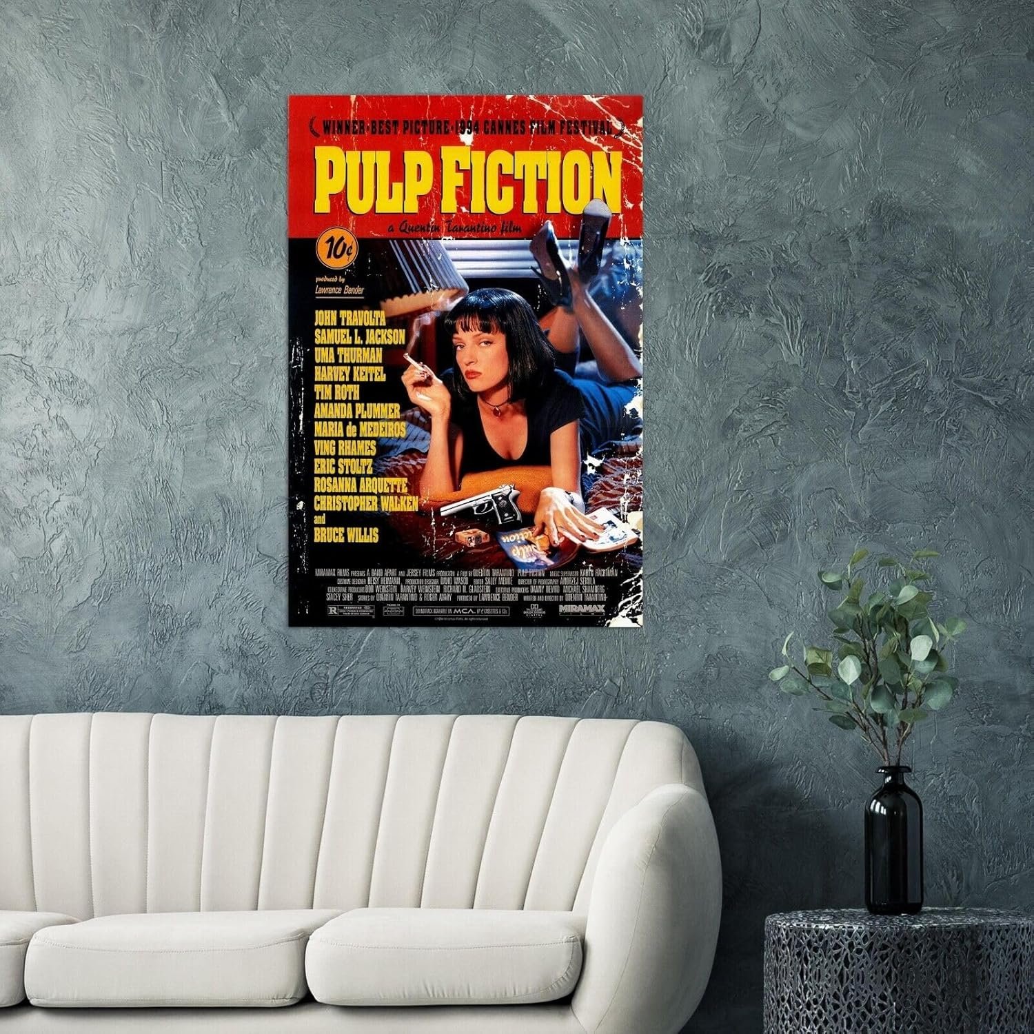 Pulp Fiction Movie Poster - Quentin Tarantino - Original US Version-12 x 18 Inches