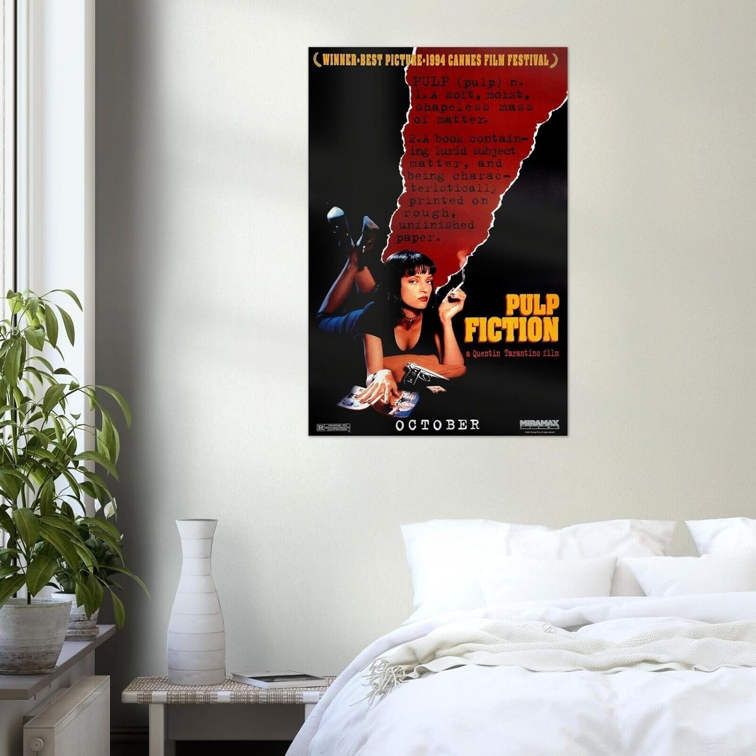 Pulp Fiction Movie Poster - Quentin Tarantino - Teaser US Version-11 x 17 Inches