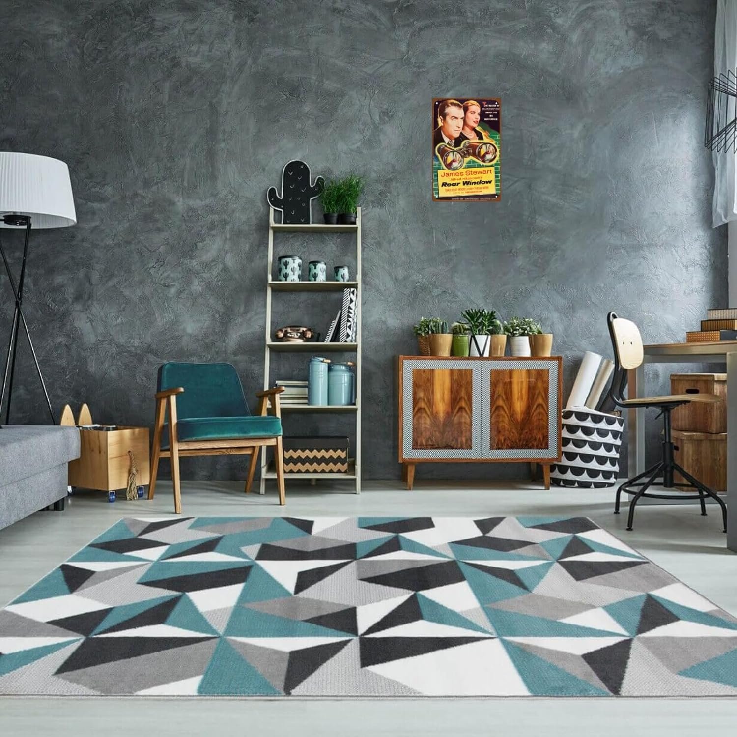 Rear Window Movie Metal Wall Tin Sign Suspense Film Vintage Retro Gift Man Cave Decor Vintage Decorations Classic Drama Movies 8"x12"