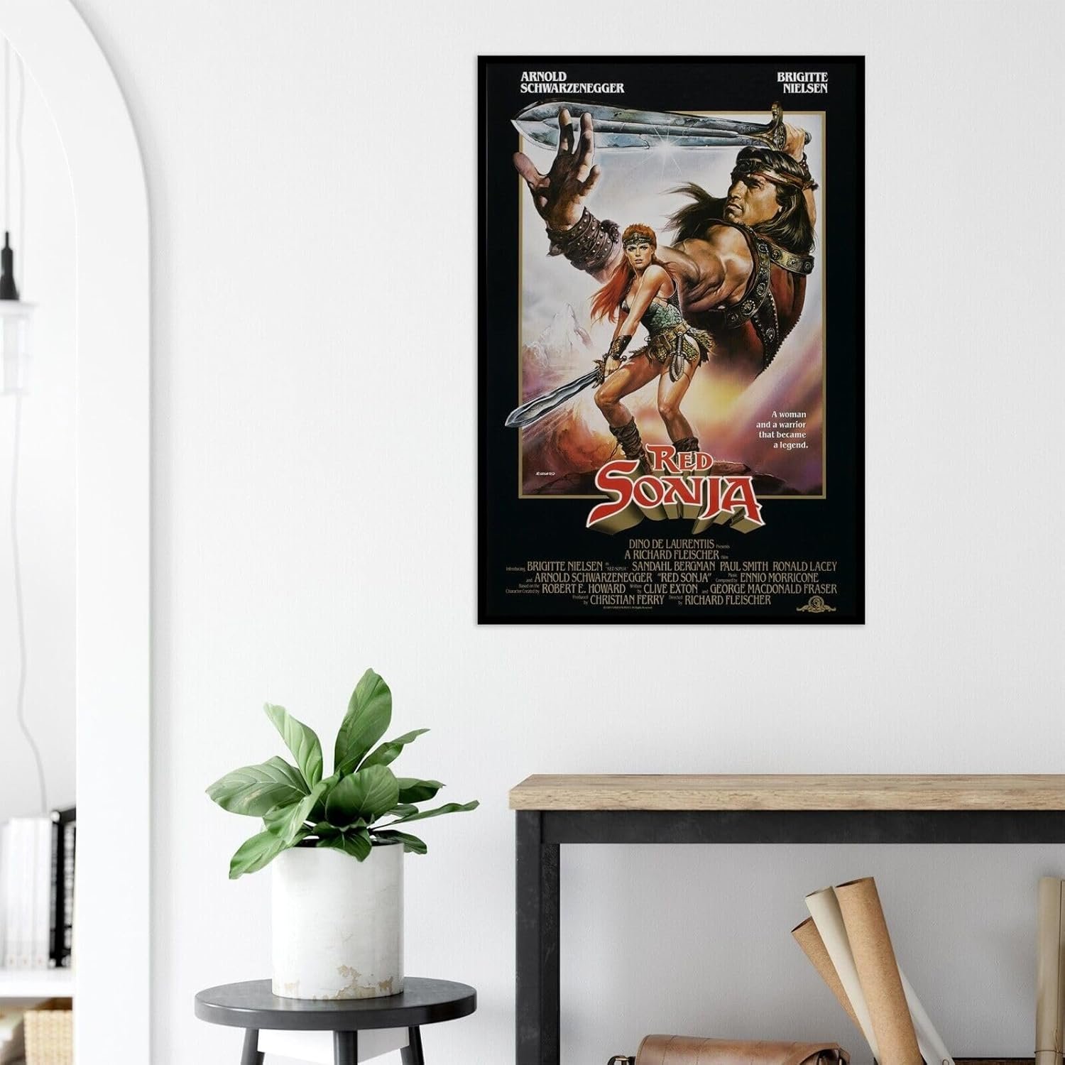 Red Sonja - Movie Poster - Arnold Schwarzenegger - US Version-12 x 18 Inches