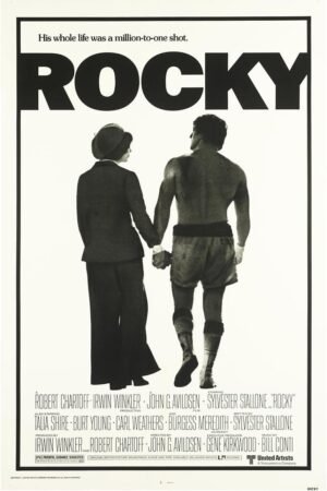 Rocky 1976 v1 - Classic Movie Poster-24 x 36 Inches - (Framed)