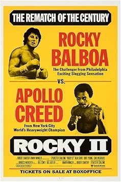 Rocky 2 - Sylvester Stallone - Vintage Boxing Poster-8 x 12 Inches (US/CAN only)