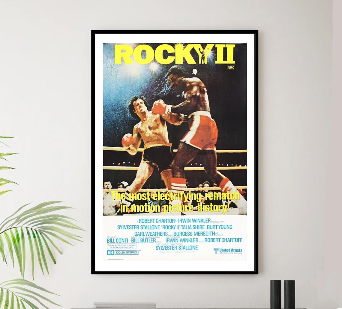Rocky II 1979 v2 - Classic Movie Poster-8 x 12 Inches - US/CAN only