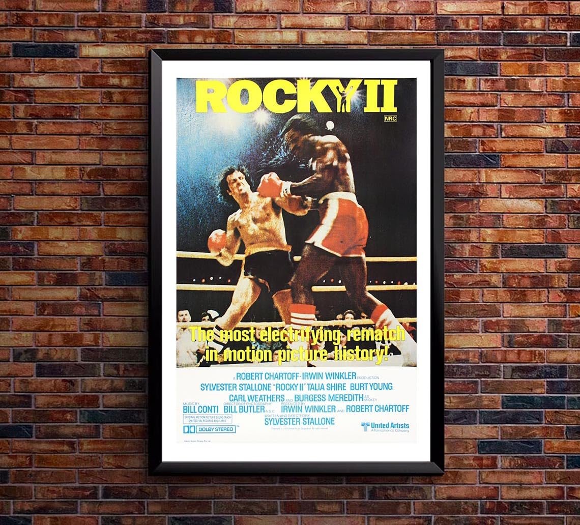 Rocky II 1979 v2 - Classic Movie Poster-8 x 12 Inches - US/CAN only