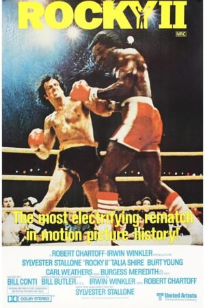 Rocky II 1979 v2 - Classic Movie Poster-8 x 12 Inches - US/CAN only