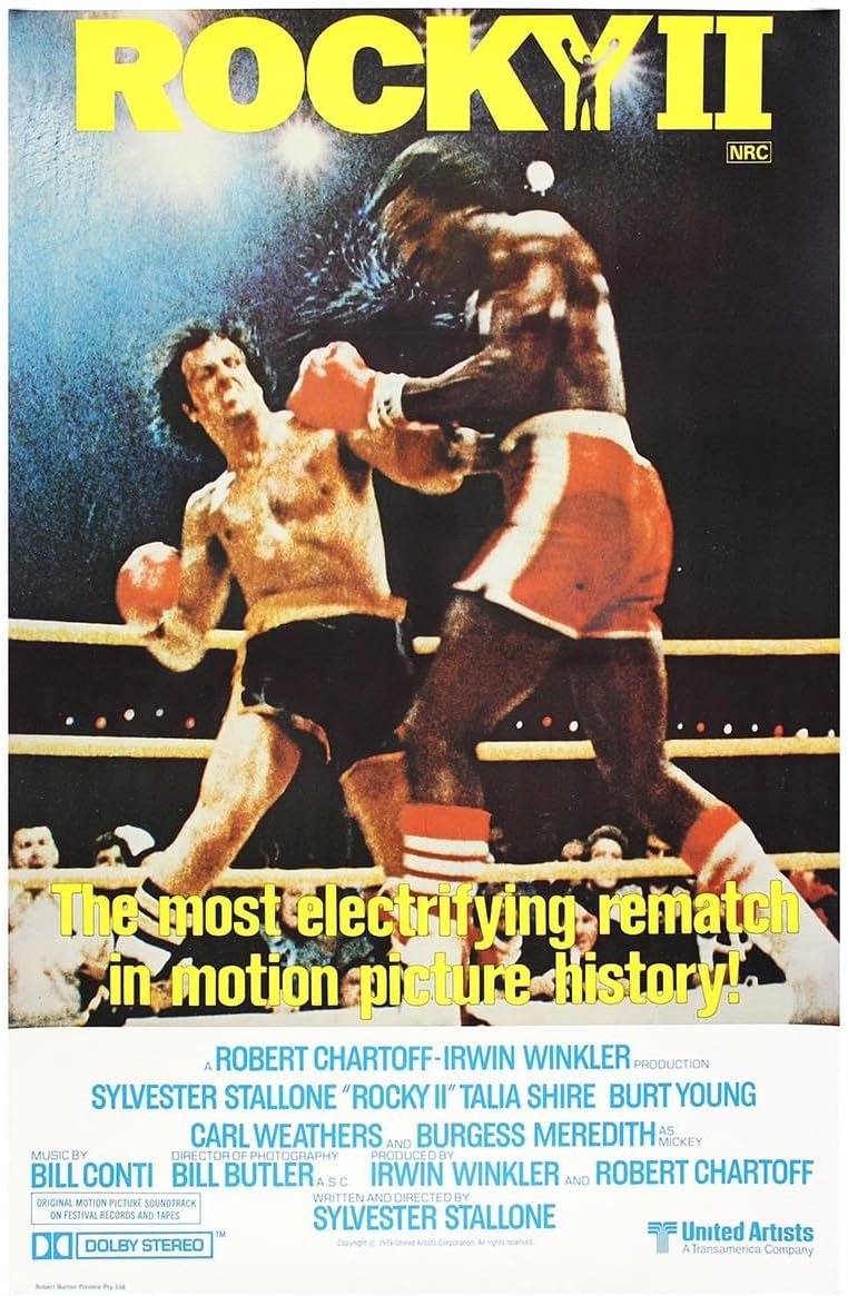 Rocky II 1979 v2 - Classic Movie Poster-8 x 12 Inches - US/CAN only