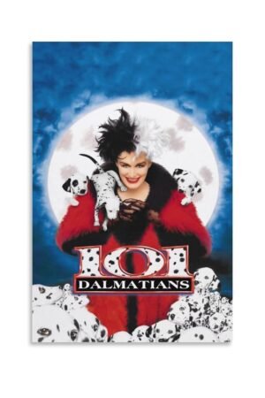 Room Aesthetic Poster Classic Movie 102 Dalmatians Movie Posters Cool Artwork Wall Art Home Decor Gift Ideas Prints Poster Decorative Painting Canvas Wall Art Living Room...