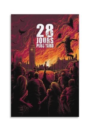 Room Aesthetic Poster Classic Movie 28 Days Later Movie Posters Cool Artwork Wall Art Home Decor Gift Ideas Prints Poster Decorative Painting Canvas Wall Art Living Room Posters...