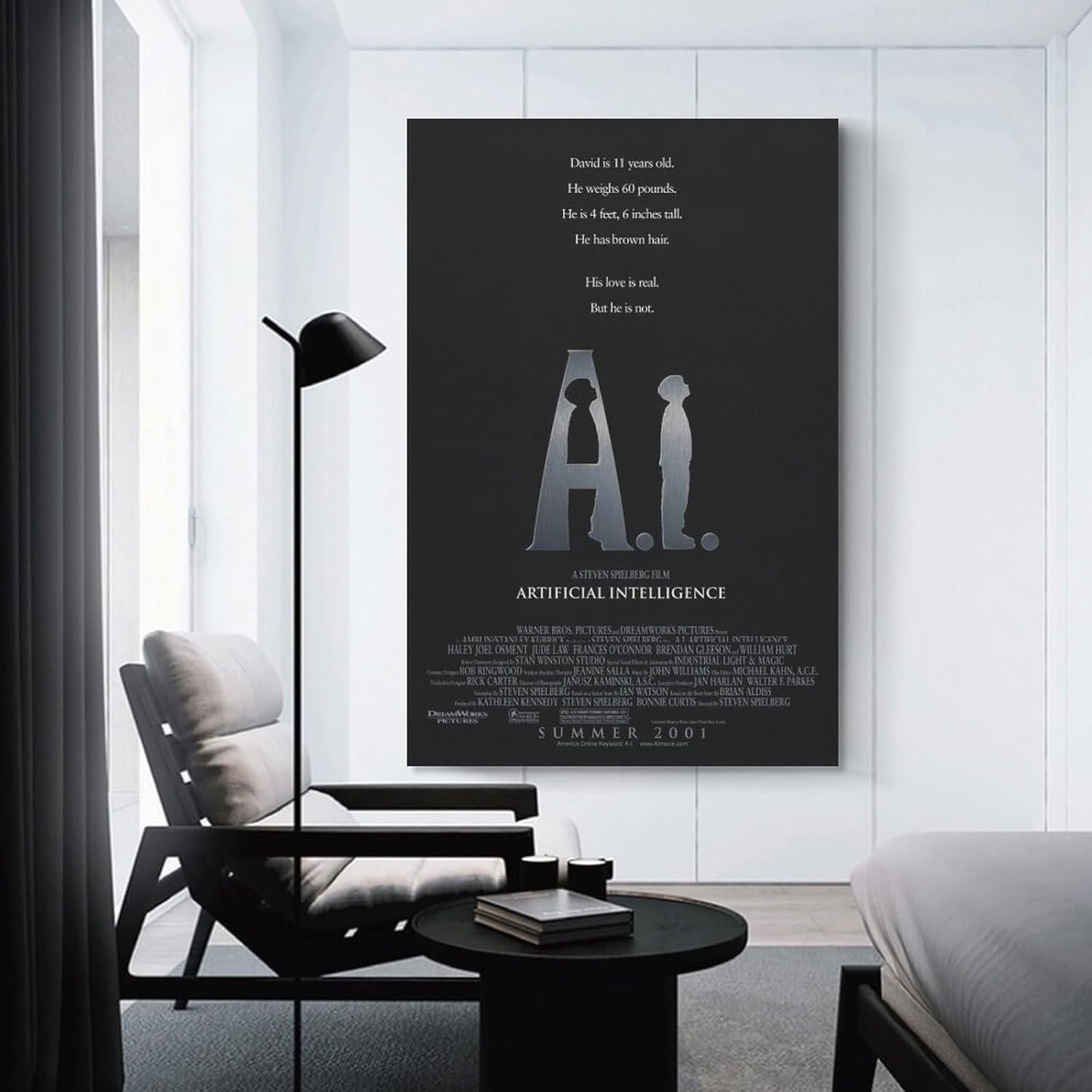 Room Aesthetic Poster Classic Movie A I Artificial Intelligence Movie Posters Cool Artwork Wall Art Home Decor Gift Ideas Prints Poster Decorative Painting Canvas Wall Art...