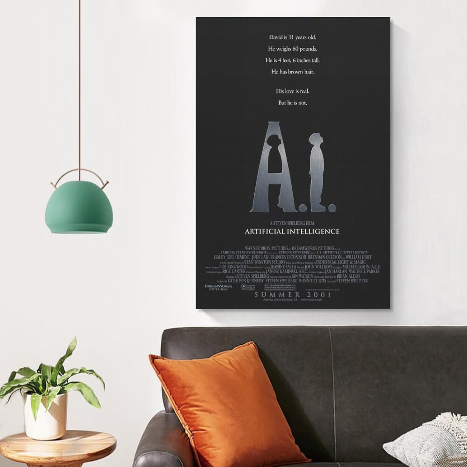 Room Aesthetic Poster Classic Movie A I Artificial Intelligence Movie Posters Cool Artwork Wall Art Home Decor Gift Ideas Prints Poster Decorative Painting Canvas Wall Art...