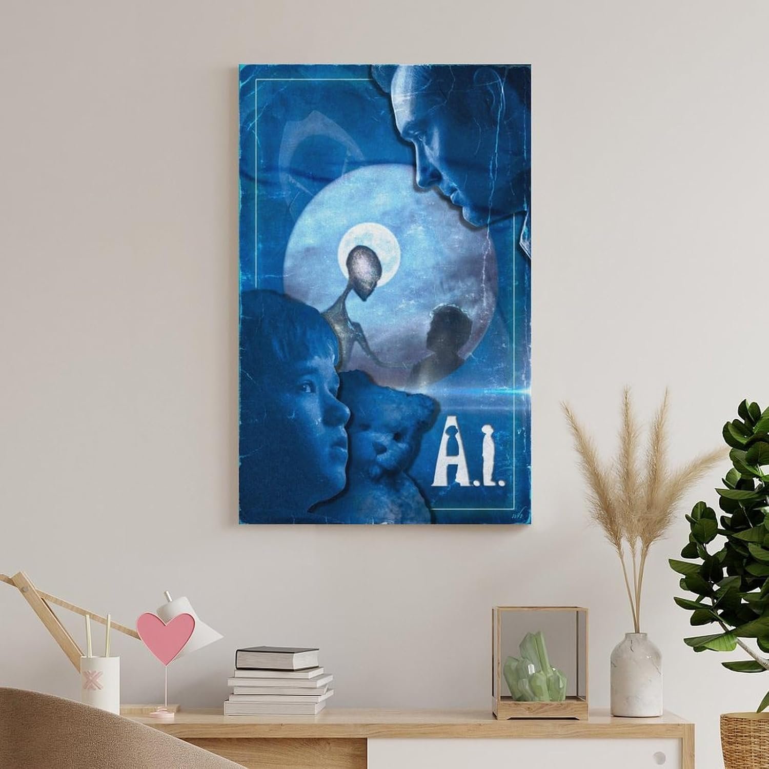 Room Aesthetic Poster Classic Movie A I Artificial Intelligence Movie Posters Cool Artwork Wall Art Home Decor Gift Ideas Prints Canvas Art Poster And Wall Art Picture Print...