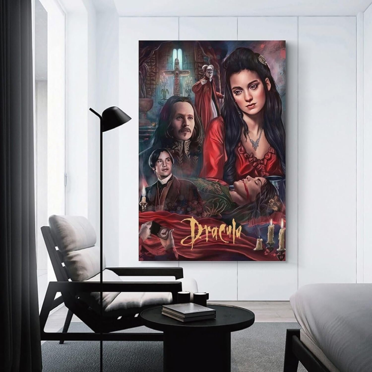Room Aesthetic Poster Classic Movie Bram Stoker's Dracula Movie Posters Cool Artwork Wall Art Home Decor Gift Ideas Prints Canvas Art Poster And Wall Art Picture Print Modern...