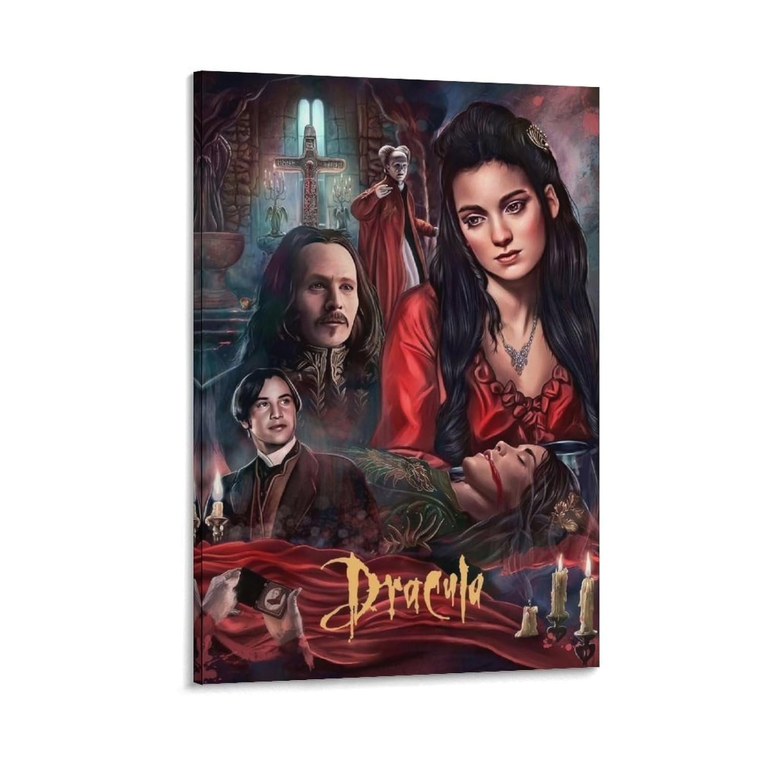 Room Aesthetic Poster Classic Movie Bram Stoker's Dracula Movie Posters Cool Artwork Wall Art Home Decor Gift Ideas Prints Canvas Art Poster And Wall Art Picture Print Modern...