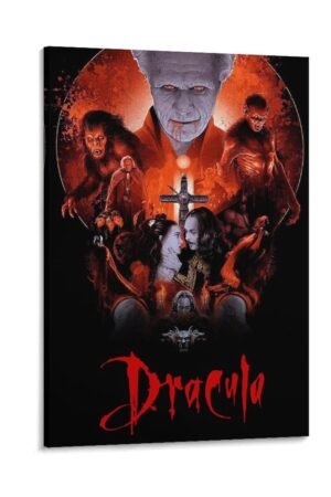 Room Aesthetic Poster Classic Movie Bram Stoker's Dracula Movie Posters Cool Artwork Wall Art Home Decor Gift Ideas Prints Poster Decorative Painting Canvas Wall Art Living Room...