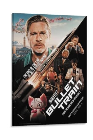 Room Aesthetic Poster Classic Movie Bullet Train Movie Posters Cool Artwork Wall Art Home Decor Gift Ideas Prints Canvas Art Poster And Wall Art Picture Print Modern Family...
