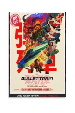 Room Aesthetic Poster Classic Movie Bullet Train Movie Posters Cool Artwork Wall Art Home Decor Gift Ideas Prints Canvas Art Poster And Wall Art Picture Print Modern Family...