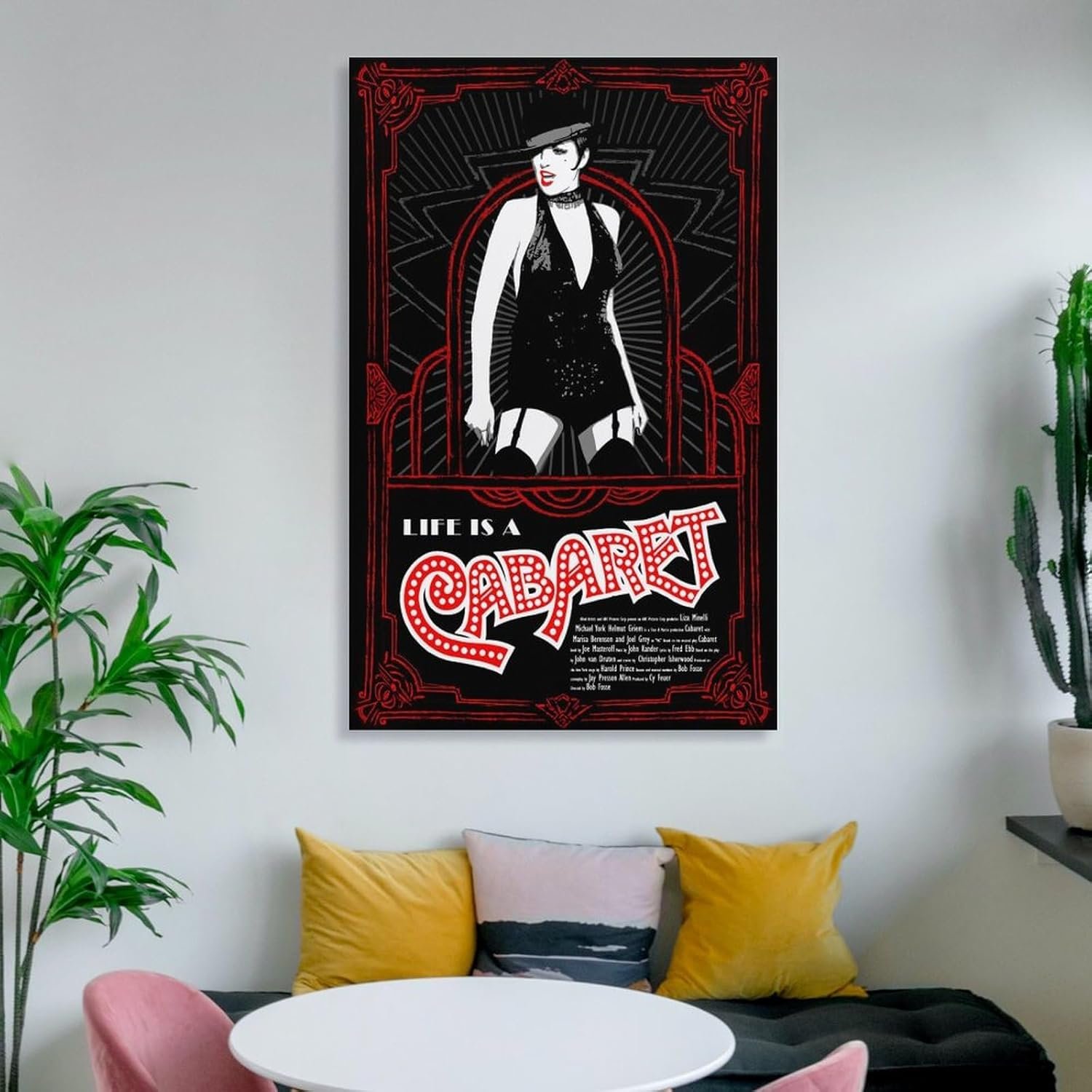 Room Aesthetic Poster Classic Movie Cabaret Movie Posters Cool Artwork Wall Art Home Decor Gift Ideas Prints Poster Decorative Painting Canvas Wall Art Living Room Posters...