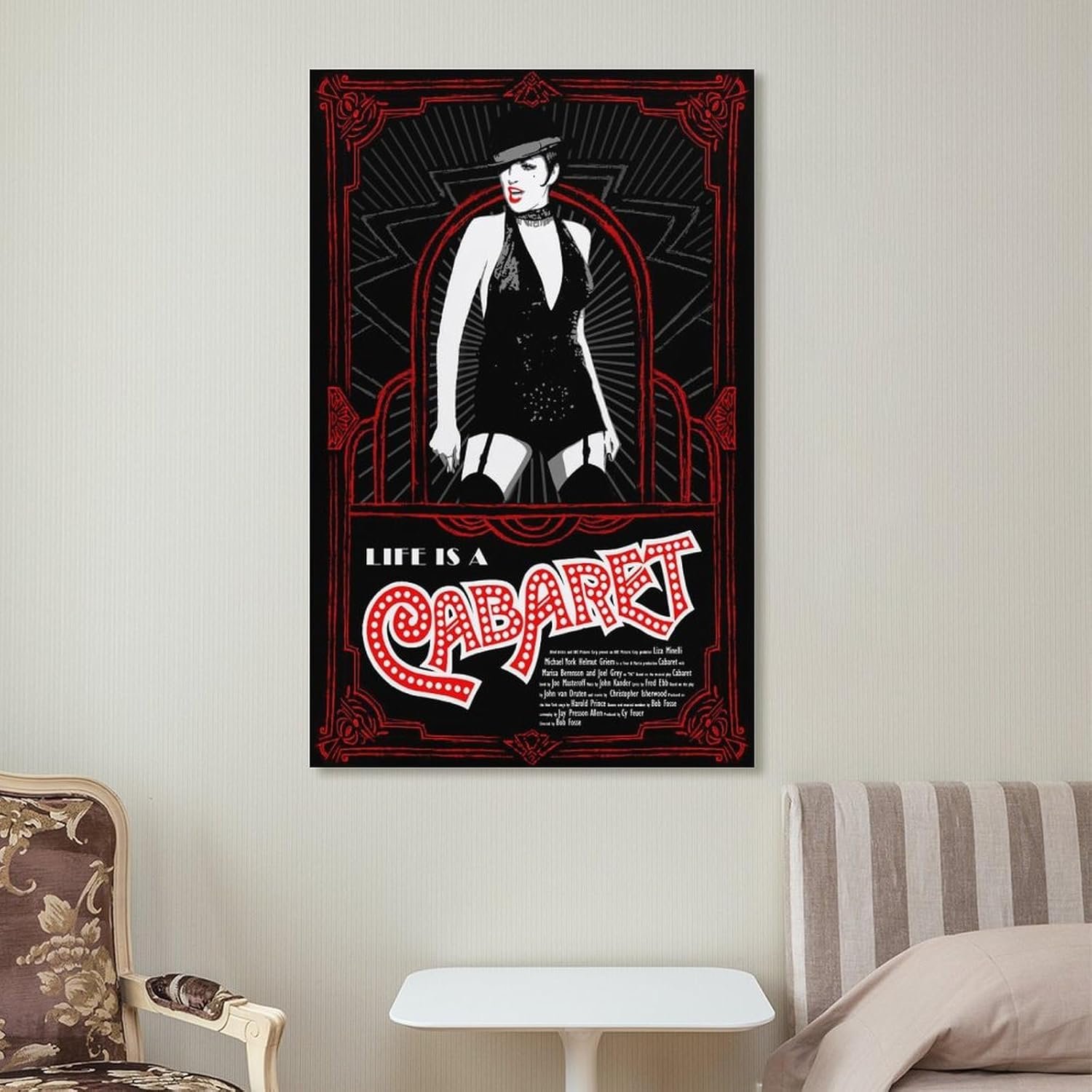 Room Aesthetic Poster Classic Movie Cabaret Movie Posters Cool Artwork Wall Art Home Decor Gift Ideas Prints Poster Decorative Painting Canvas Wall Art Living Room Posters...