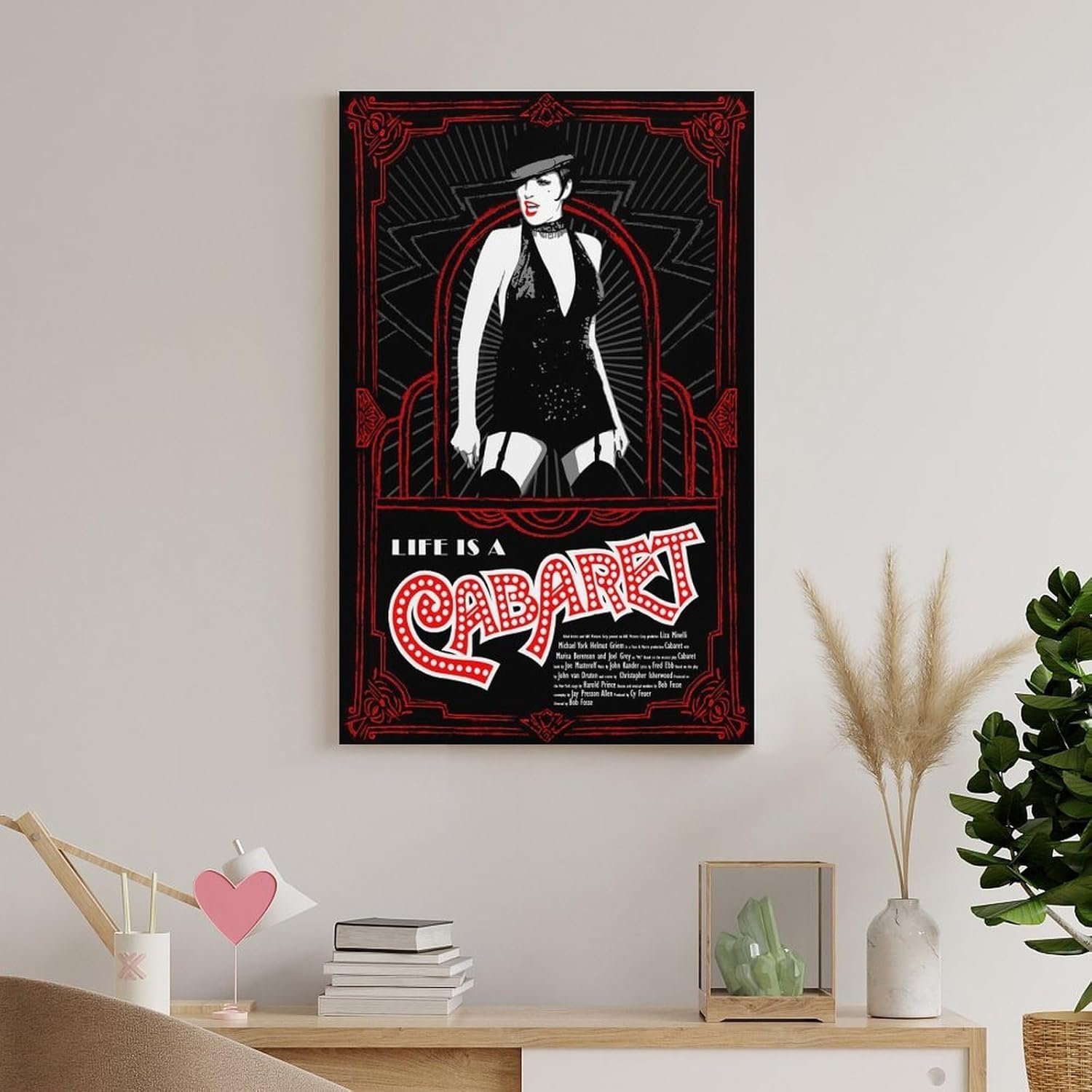 Room Aesthetic Poster Classic Movie Cabaret Movie Posters Cool Artwork Wall Art Home Decor Gift Ideas Prints Poster Decorative Painting Canvas Wall Art Living Room Posters...