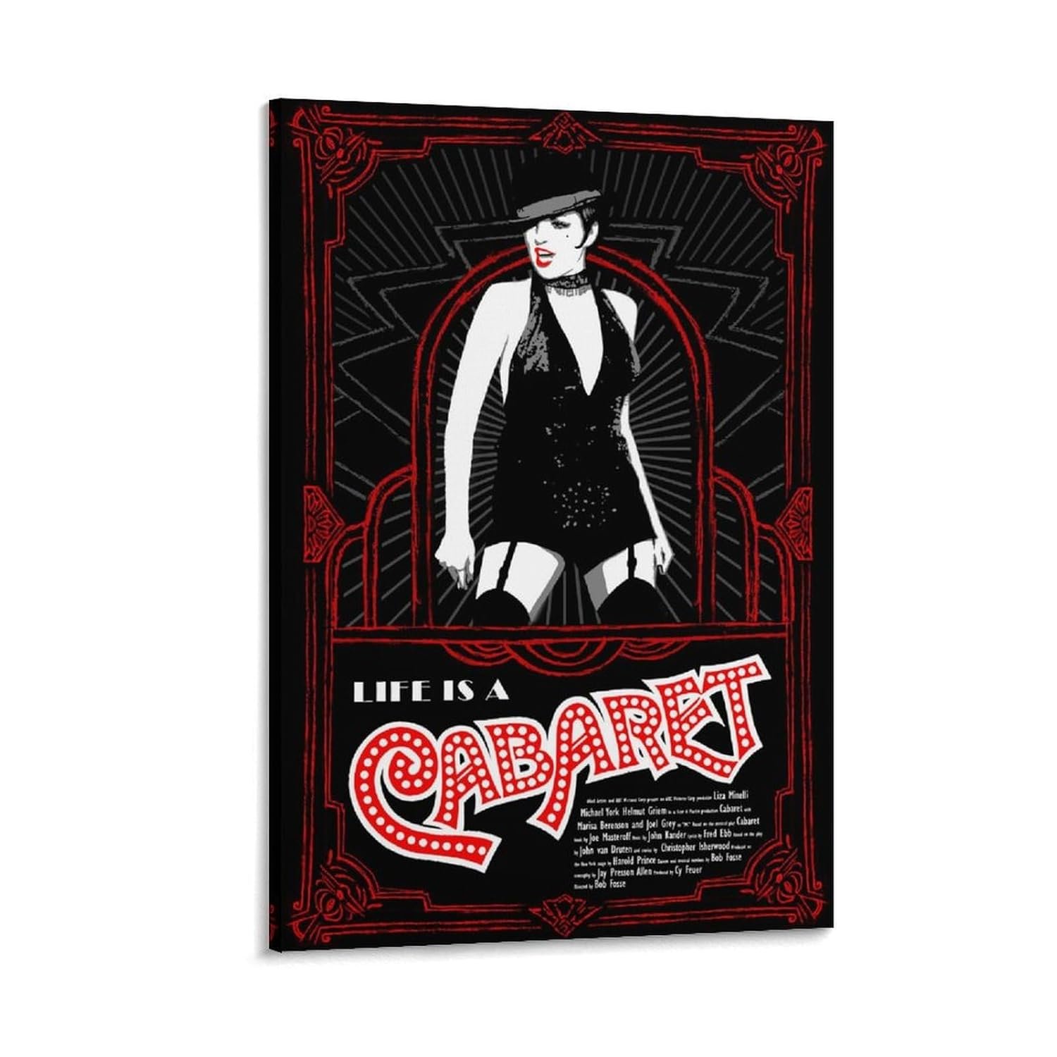 Room Aesthetic Poster Classic Movie Cabaret Movie Posters Cool Artwork Wall Art Home Decor Gift Ideas Prints Poster Decorative Painting Canvas Wall Art Living Room Posters...