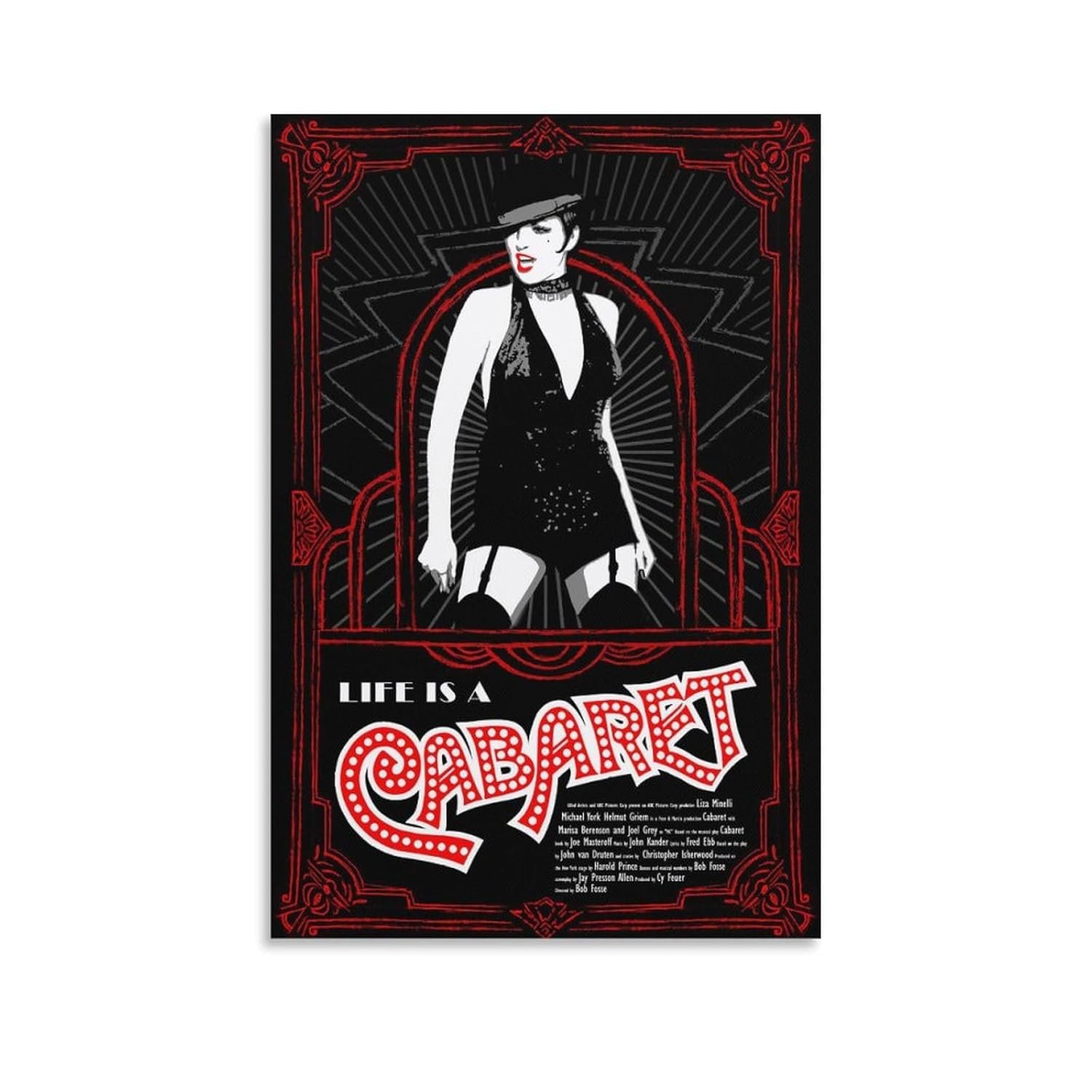Room Aesthetic Poster Classic Movie Cabaret Movie Posters Cool Artwork Wall Art Home Decor Gift Ideas Prints Poster Decorative Painting Canvas Wall Art Living Room Posters...