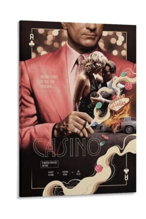 Room Aesthetic Poster Classic Movie Casino Movie Posters Cool Artwork Wall Art Home Decor Gift Ideas Prints Canvas Art Poster And Wall Art Picture Print Modern Family Bedroom...