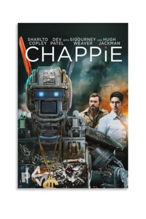 Room Aesthetic Poster Classic Movie Chappie Movie Posters Cool Artwork Wall Art Home Decor Gift Ideas Poster Decorative Painting Canvas Wall Art Living Room Posters Bedroom...