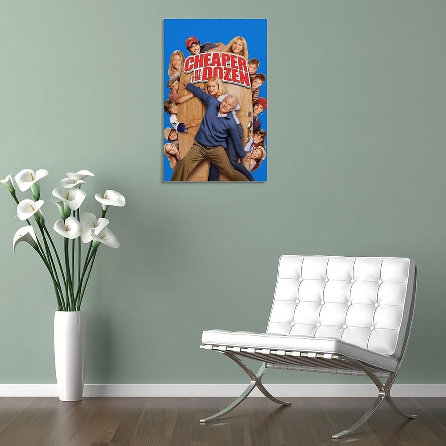 Room Aesthetic Poster Classic Movie Cheaper by The Dozen Movie Posters Cool Artwork Wall Art Home Decor Gift Ideas Canvas Art Poster And Wall Art Picture Print Modern Family...