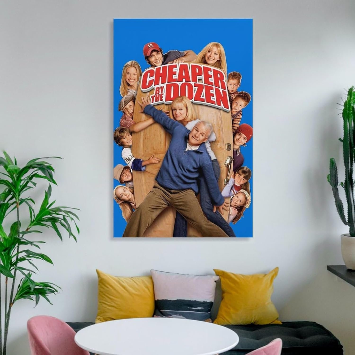 Room Aesthetic Poster Classic Movie Cheaper by The Dozen Movie Posters Cool Artwork Wall Art Home Decor Gift Ideas Canvas Art Poster And Wall Art Picture Print Modern Family...