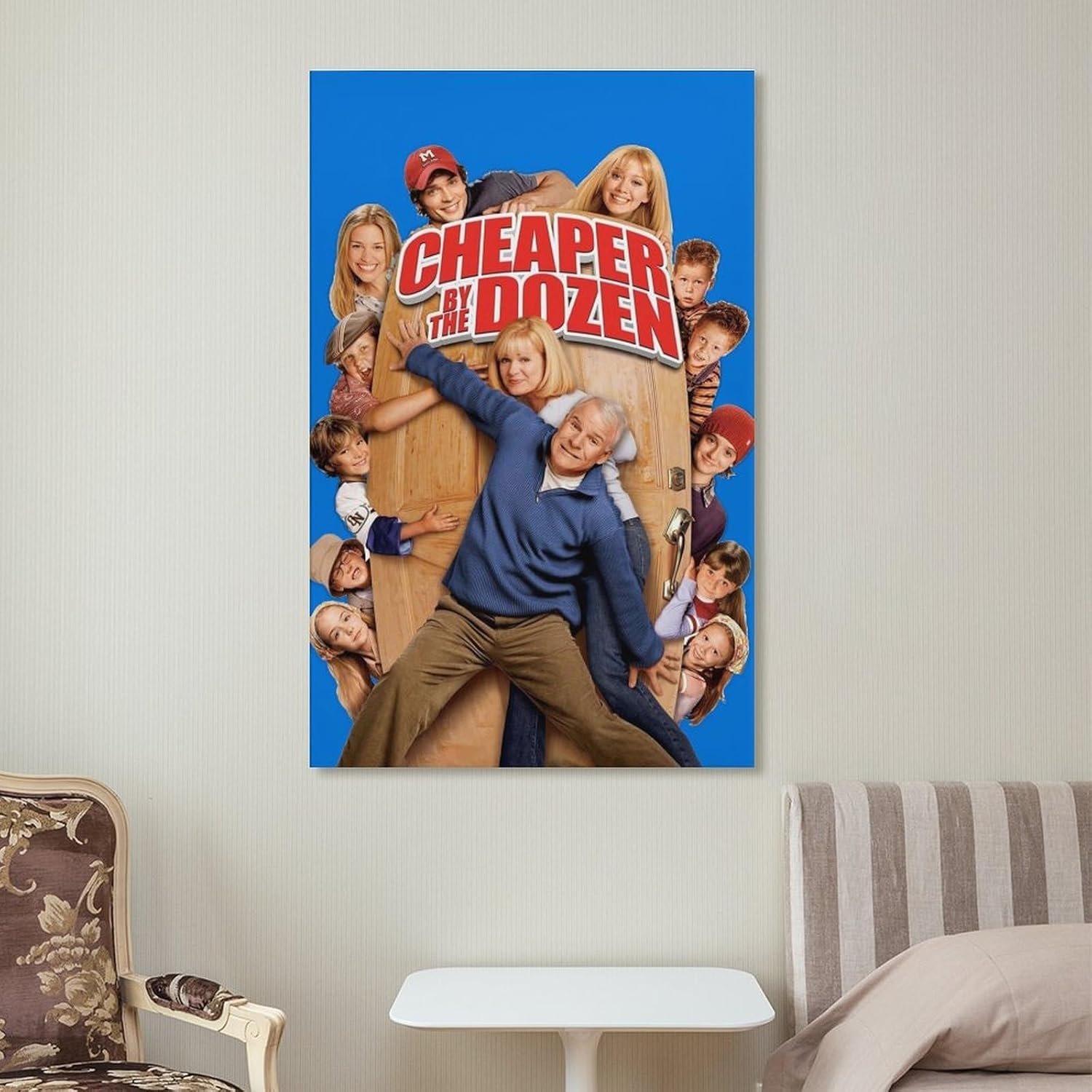 Room Aesthetic Poster Classic Movie Cheaper by The Dozen Movie Posters Cool Artwork Wall Art Home Decor Gift Ideas Canvas Art Poster And Wall Art Picture Print Modern Family...
