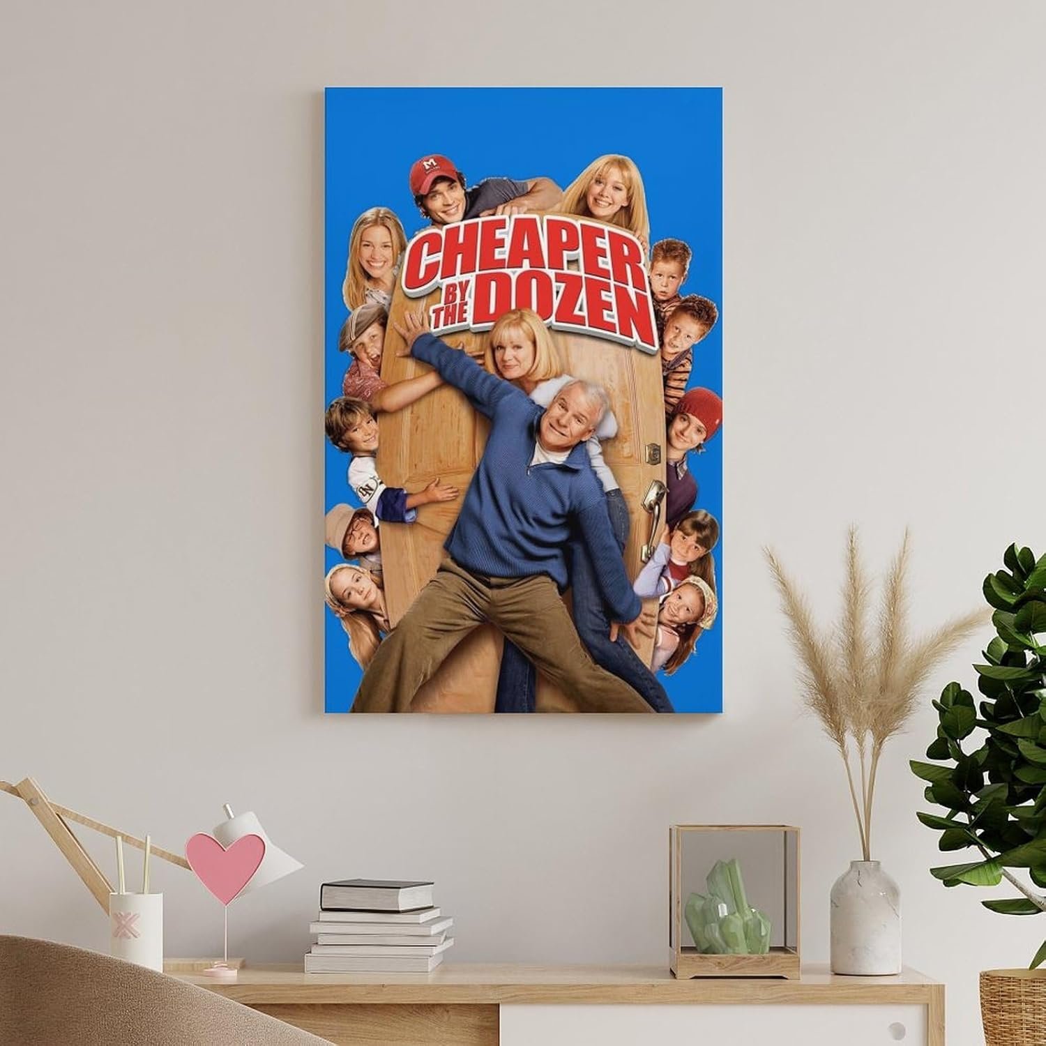 Room Aesthetic Poster Classic Movie Cheaper by The Dozen Movie Posters Cool Artwork Wall Art Home Decor Gift Ideas Canvas Art Poster And Wall Art Picture Print Modern Family...