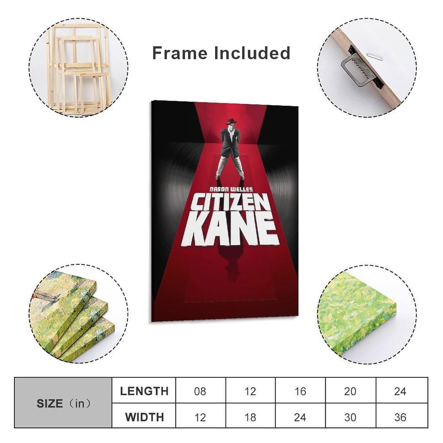 Room Aesthetic Poster Classic Movie Citizen Kane Movie Posters Cool Artwork Wall Art Home Decor Gift Ideas Prints Canvas Art Poster And Wall Art Picture Print Modern Family...