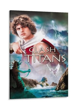 Room Aesthetic Poster Classic Movie Clash of The Titans Movie Posters Cool Artwork Wall Art Home Decor Gift Ideas Canvas Art Poster And Wall Art Picture Print Modern Family...
