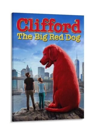Room Aesthetic Poster Classic Movie Clifford The Big Red Dog Movie Posters Cool Artwork Wall Art Home Decor Gift Ideas Poster Decorative Painting Canvas Wall Art Living Room...