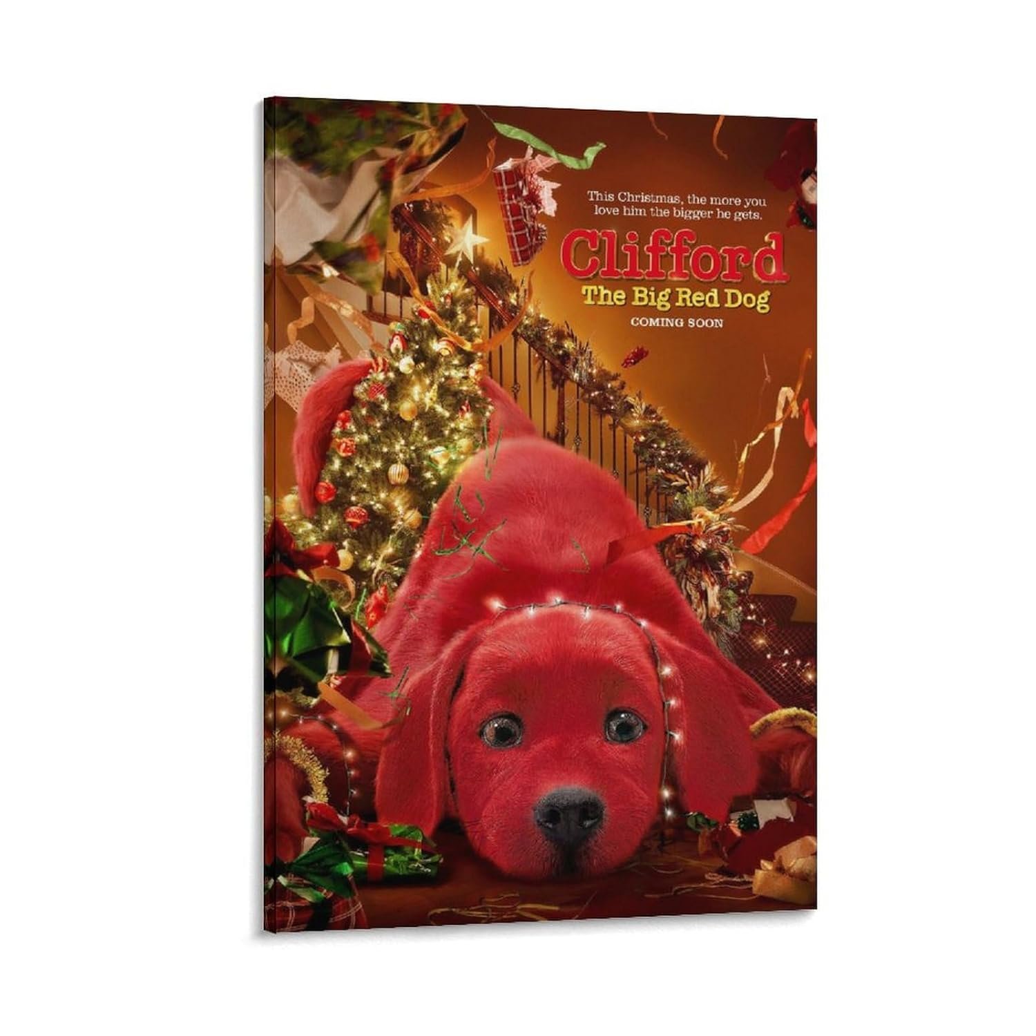 Room Aesthetic Poster Classic Movie Clifford The Big Red Dog Movie Posters Cool Artwork Wall Art Home Decor Gift Ideas Poster Decorative Painting Canvas Wall Art Living Room...