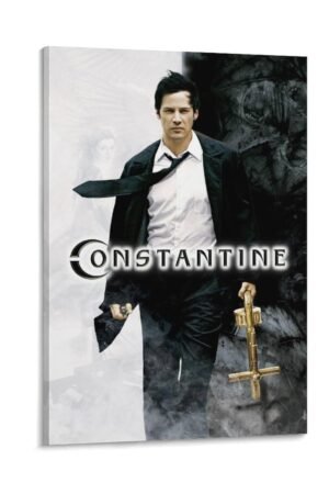 Room Aesthetic Poster Classic Movie Constantine Movie Posters Cool Artwork Wall Art Home Decor Gift Ideas Prints Canvas Art Poster And Wall Art Picture Print Modern Family...
