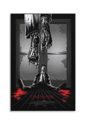Room Aesthetic Poster Classic Movie Constantine Movie Posters Cool Artwork Wall Art Home Decor Gift Ideas Prints Poster Decorative Painting Canvas Wall Art Living Room Posters...