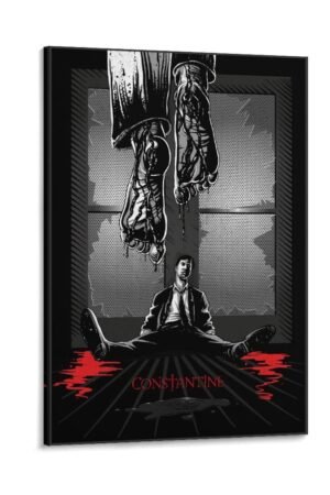Room Aesthetic Poster Classic Movie Constantine Movie Posters Cool Artwork Wall Art Home Decor Gift Ideas Prints Poster Decorative Painting Canvas Wall Art Living Room Posters...