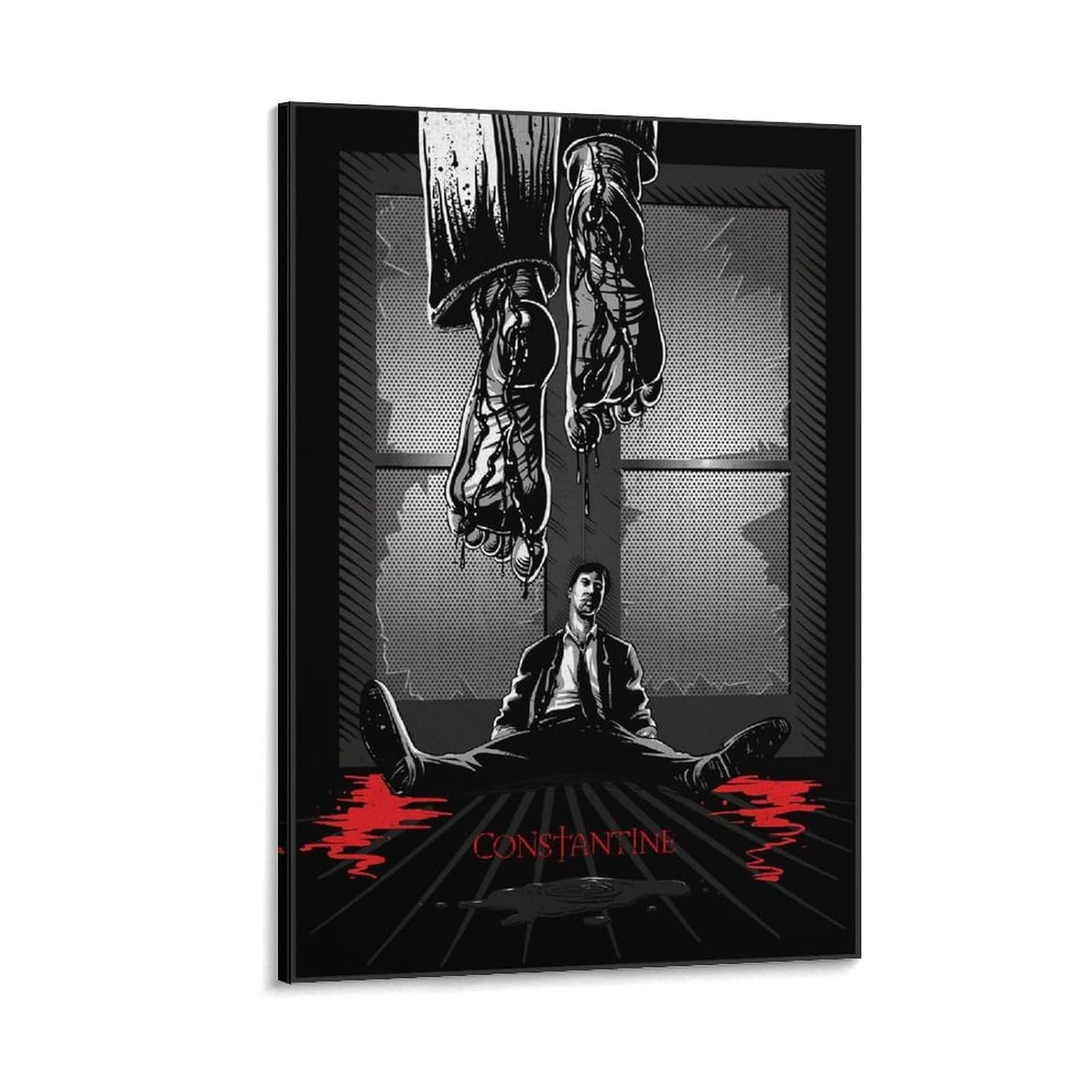 Room Aesthetic Poster Classic Movie Constantine Movie Posters Cool Artwork Wall Art Home Decor Gift Ideas Prints Poster Decorative Painting Canvas Wall Art Living Room Posters...