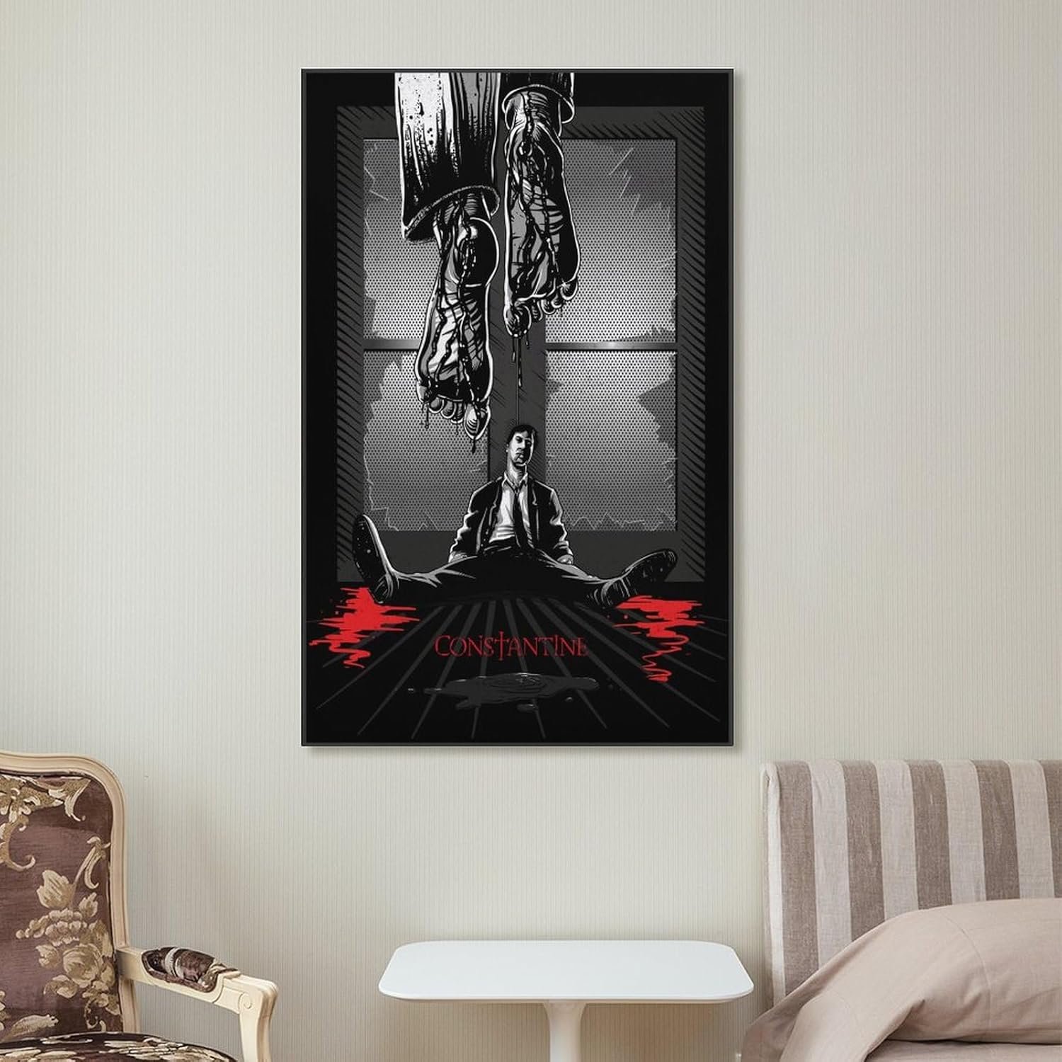 Room Aesthetic Poster Classic Movie Constantine Movie Posters Cool Artwork Wall Art Home Decor Gift Ideas Prints Poster Decorative Painting Canvas Wall Art Living Room Posters...