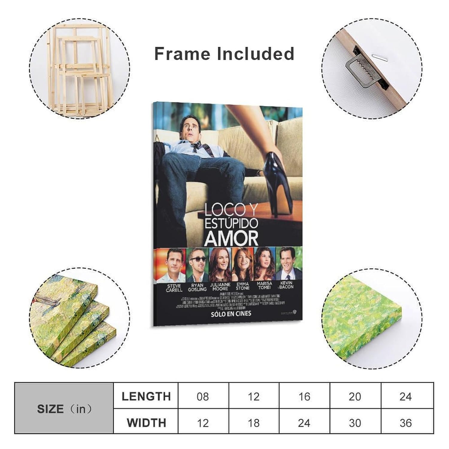 Room Aesthetic Poster Classic Movie Crazy Stupid Love Movie Posters Cool Artwork Wall Art Home Decor Gift Ideas Poster Decorative Painting Canvas Wall Art Living Room Posters...