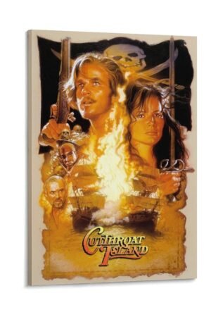 Room Aesthetic Poster Classic Movie Cutthroat Island Movie Posters Cool Artwork Wall Art Home Decor Gift Ideas Poster Decorative Painting Canvas Wall Art Living Room Posters...